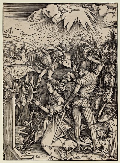 Das Martyrium der hl. Katharina von Alexandria von Albrecht Dürer